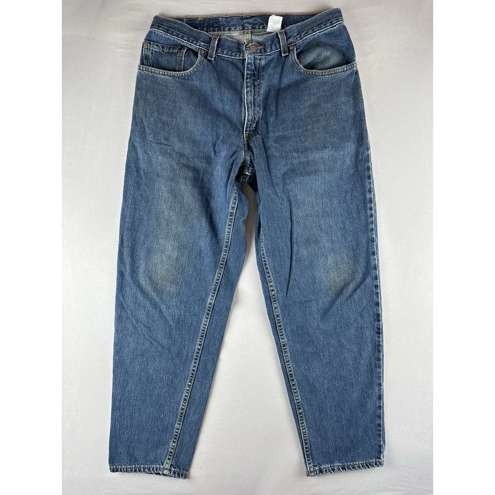 Vintage Levi's 560 Loose Tapered Jeans 34x30 Medium Wash Made In USA
